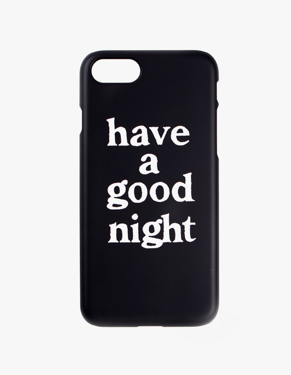 해브어굿타임 have a good night iPhone Case 6/7/8 - Black