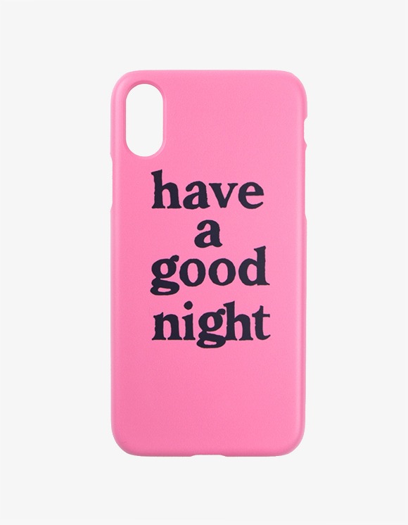 해브어굿타임 have a good night iPhone Case X/XS - Pink